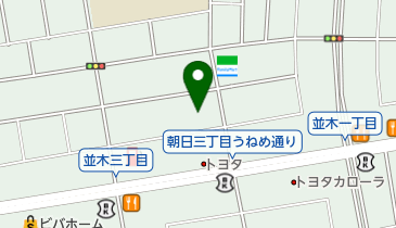 並木温泉ゆの郷の地図画像