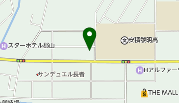 カメイ株式会社福島支店ホーム事業課ガスの地図画像