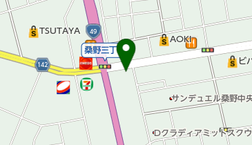 ノエビア南奥販社の地図画像