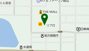 ラパックス郡山ザ・モール店の地図画像