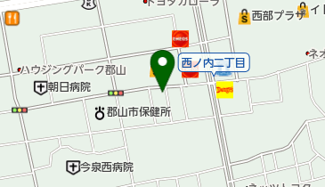 美容室プーニョの地図画像