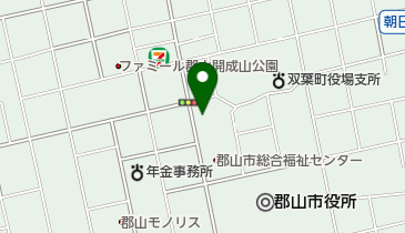 福島県行政書士会郡山支部の地図画像