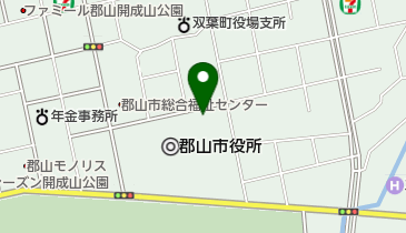 郡山市職員労働組合の地図画像