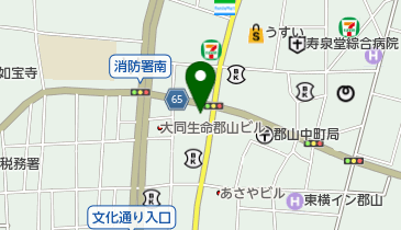 郡山眼鏡院の地図画像