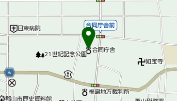 福島県県中児童相談所の地図画像