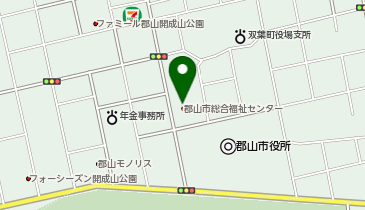 郡山市総合福祉センターの地図画像