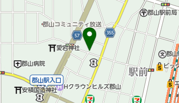 ながやま青果店の地図画像