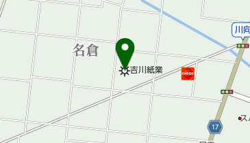 吉川紙業株式会社郡山工場の地図画像