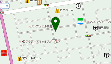 ポーズ美容室の地図画像
