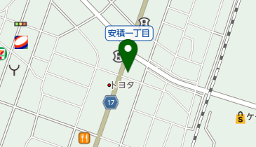 五十嵐理容室の地図画像