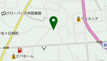 くつろぎ理容の地図画像