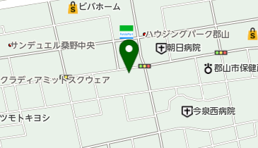 ヘアーサロンくわのの地図画像