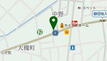 レストラン青葉の地図画像