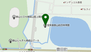 郡山市役所 郡山総合体育館の地図画像