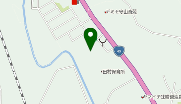 郡山市役所 田村公民館の地図画像