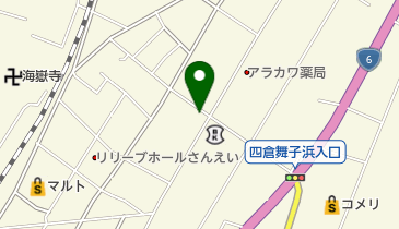 田中衣料店の地図画像