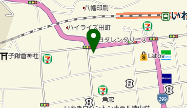 テル美容室の地図画像