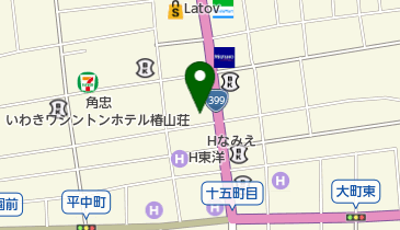 リーガルシューズいわき店の地図画像