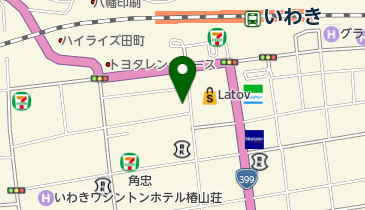 うれしの化粧品 平店の地図画像