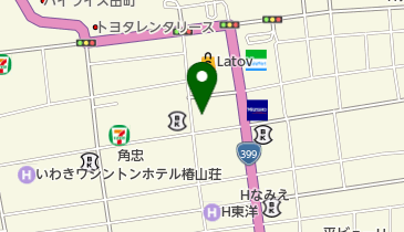 エガワヤ化粧品店の地図画像