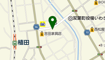 ながせお肌とメークの店の地図画像