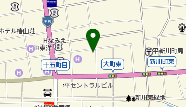 大森呉服店の地図画像