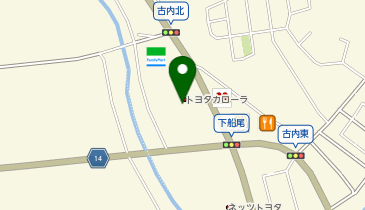 トヨタカローラいわき株式会社 湯本店の地図画像