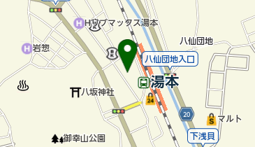 まつや手芸店の地図画像