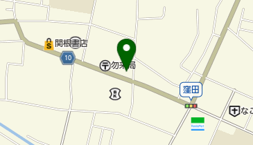 赤津ふとん店の地図画像