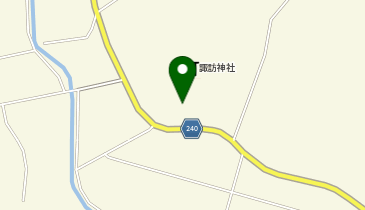 釜戸諏訪神社の地図画像