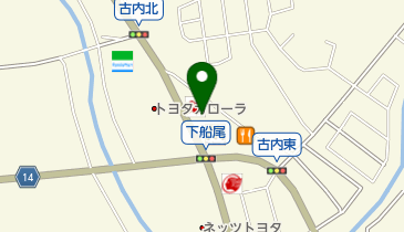天野商店の地図画像