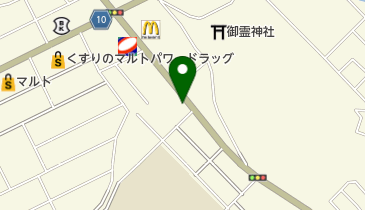 花かつみ植田中岡店の地図画像