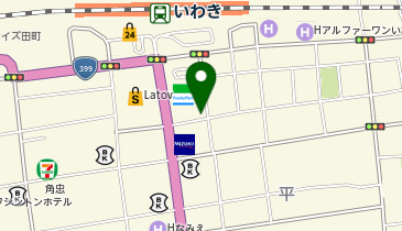 メガネの和光 平店の地図画像