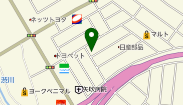 ひばり薬局の地図画像
