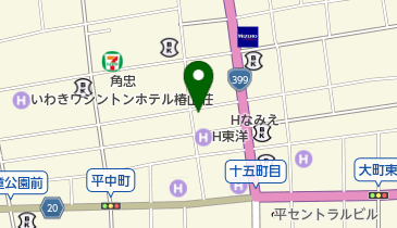 仲の湯の地図画像