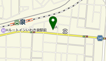 上遠野理容室の地図画像