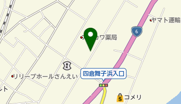 保坂洋品店の地図画像