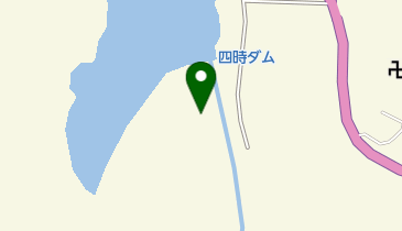 四時ダム管理所の地図画像