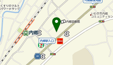 いわき市役所 内郷支所の地図画像