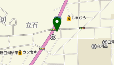 セキネダンススクール新白河校の地図画像