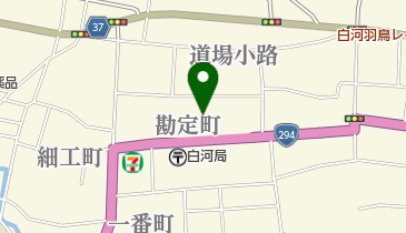 白河民主商工会の地図画像