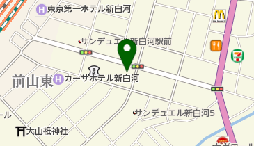 シャンソン化粧品の地図画像