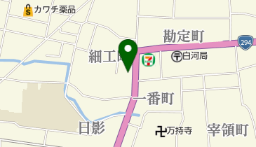 阿部提灯店の地図画像