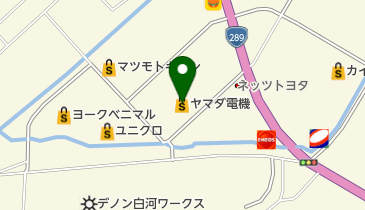 リブ美容室白河店の地図画像