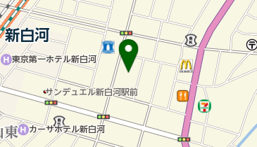 富国生命保険相互会社白河営業所の地図画像