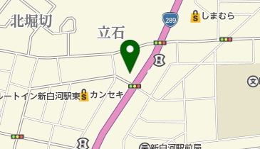 和光メガネ白河本店の地図画像