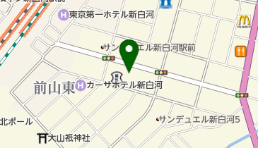 ホシザキ東北株式会社郡山支店白河営業所の地図画像