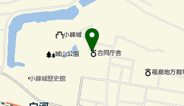 福島地方検察庁白河支部の地図画像