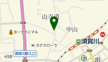 有限会社ヨシタワールドの地図画像