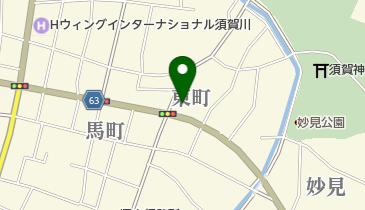 すかがわ電器株式会社の地図画像